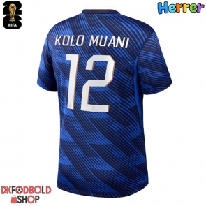 Frankrig Randal Kolo Muani #12 Hjemmebanetrøje VM 2026 Kort ærmer